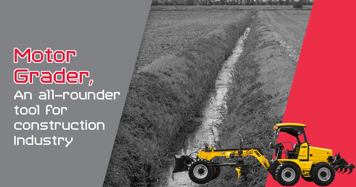 How Motor Grader Can be Used for Cutting Ditches?