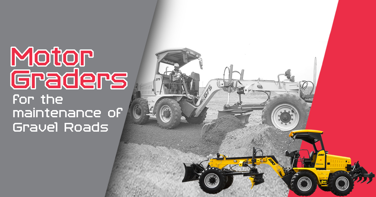 Motor Graders for Earth and Gravel Road Maintenance