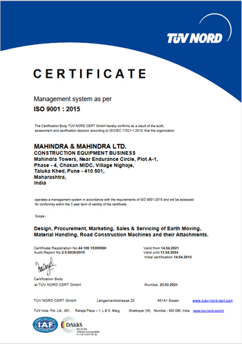 ISO Certificate