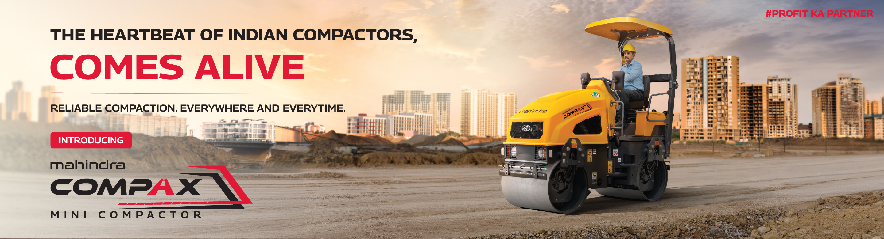 Mahindra COMPAX Mini Compactor